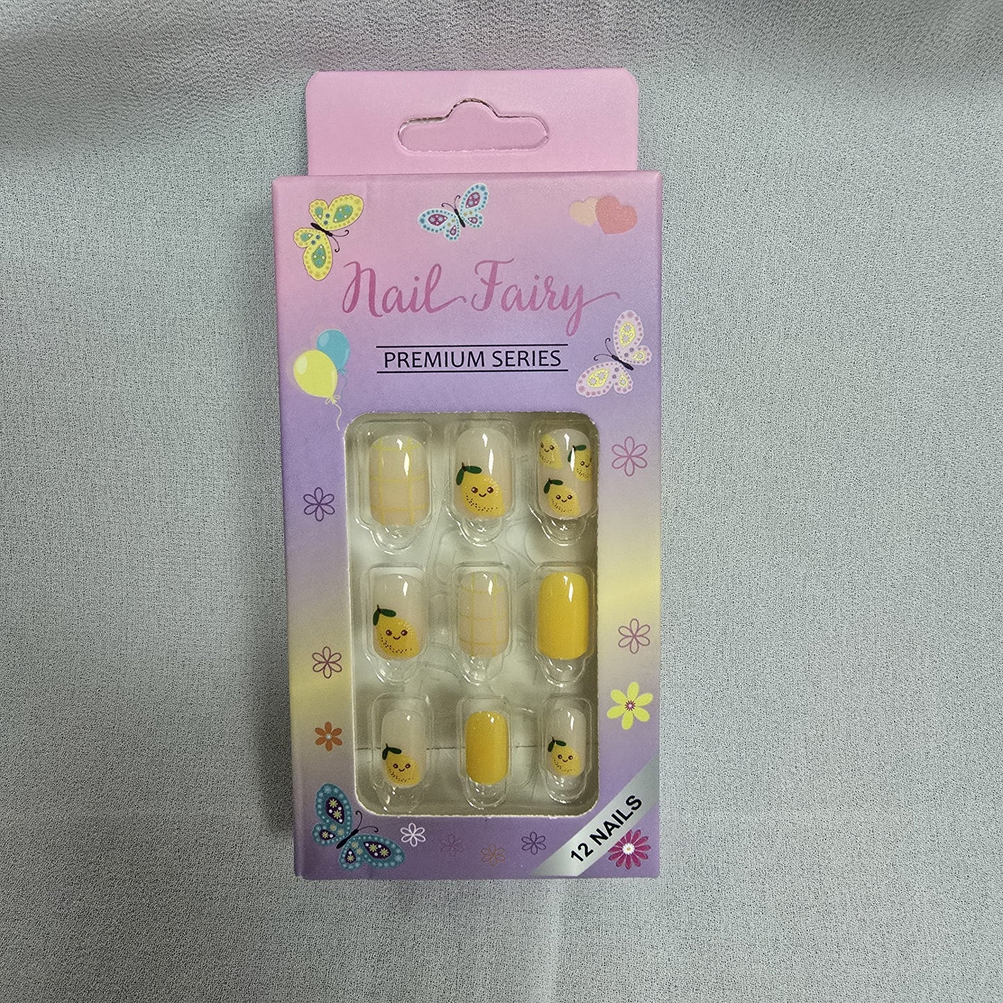 Cute Girls Press-On Nails Set