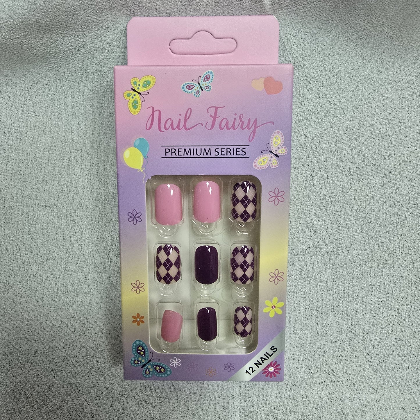 Cute Girls Press-On Nails Set