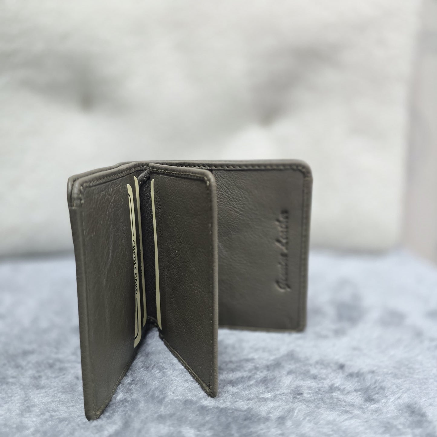 Men’s Genuine Leather Wallet (4800) – Olive