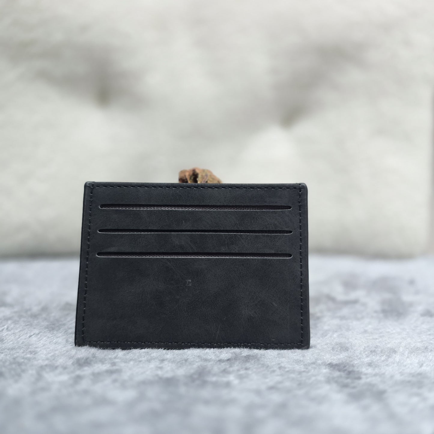 Men’s PU Leather Card Holder (514-6) - Black