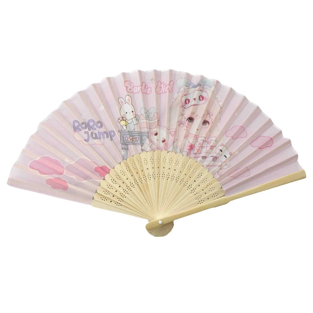 CUTE HAND SUMMER COOL ANIME FOLDING HAND FAN