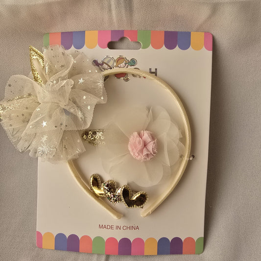 Blush Charm – Full Hair Band Set