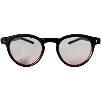 stylish transparent sunglasses with black frame for kids unisex