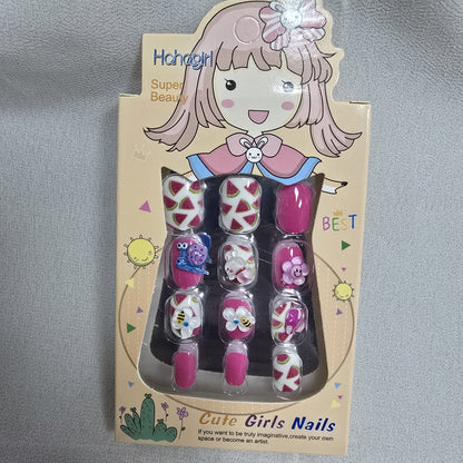 Girls Nails 12-Piece Set