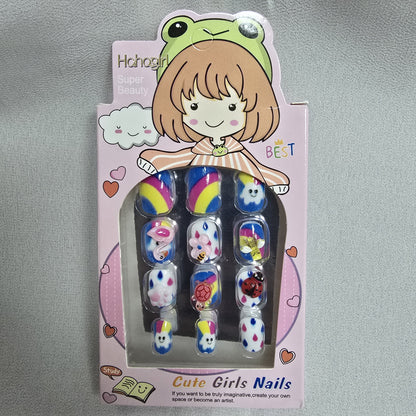 Girls Nails 12-Piece Set