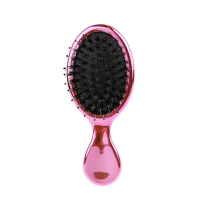 Mini Travel Hair Brush, Pocket Colorful Gradient Detangler Brush for Wet and Dry Hair
