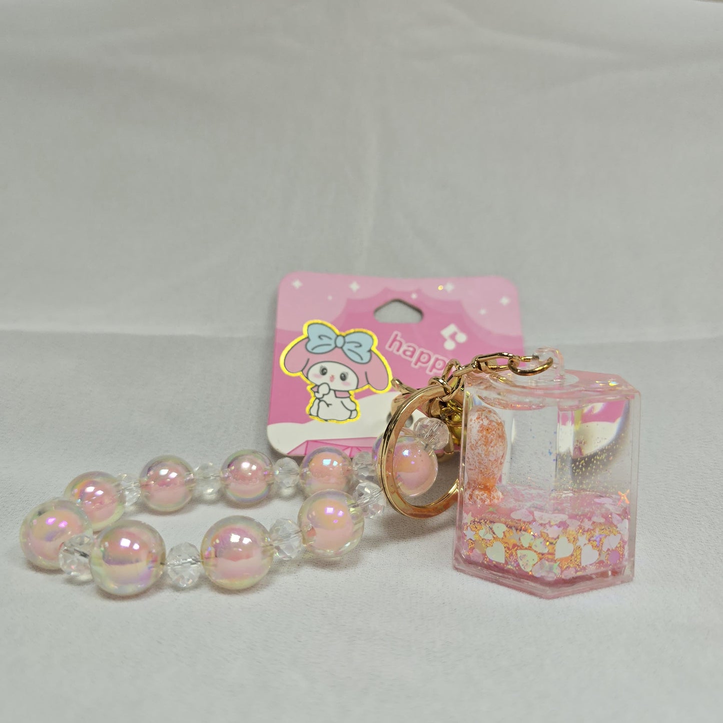 Creative Glitter Keychain