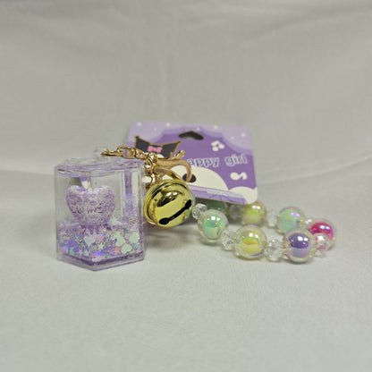 Creative Glitter Keychain