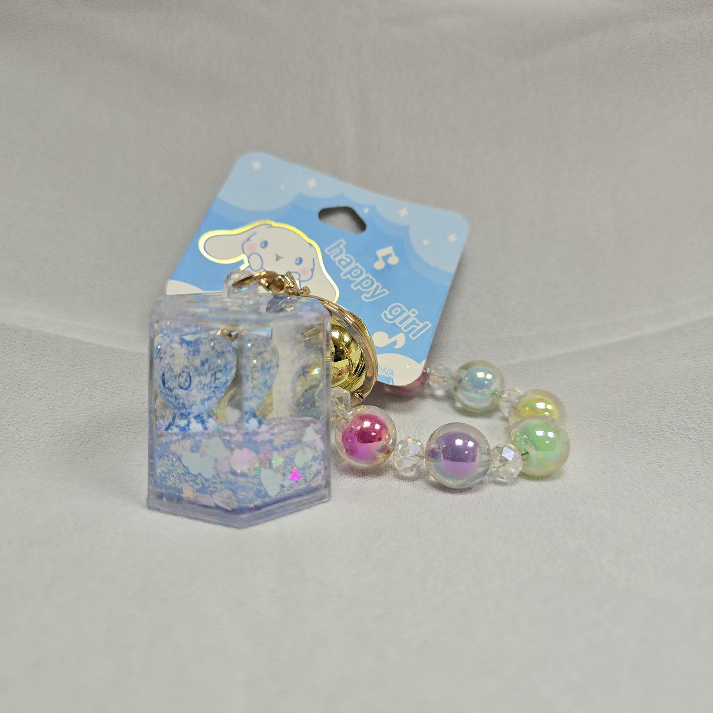 Creative Glitter Keychain