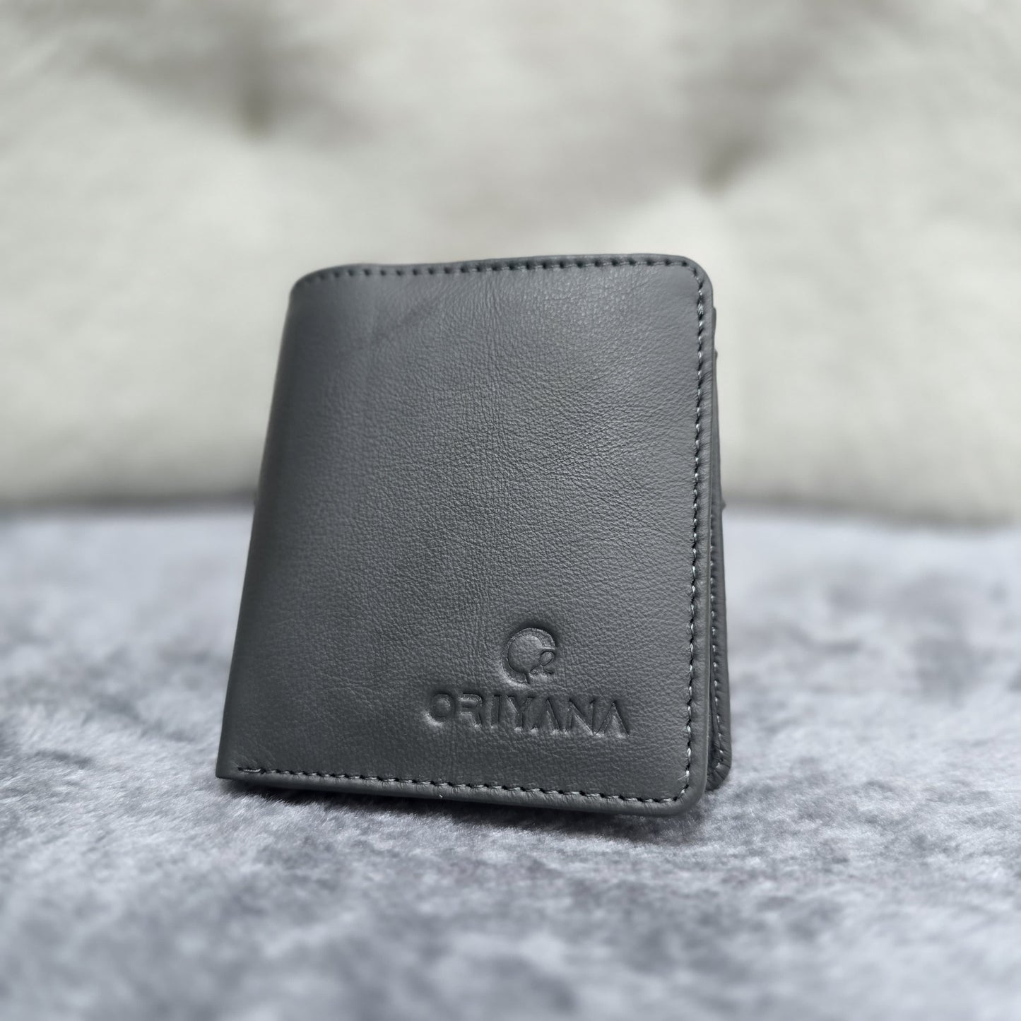 Men’s Genuine Leather Wallet (4800) – Gray