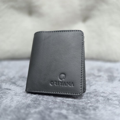 Men’s Genuine Leather Wallet (4800) – Gray