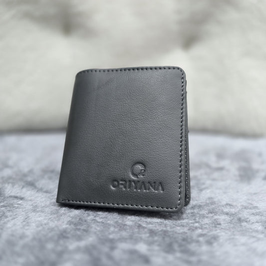 Men’s Genuine Leather Wallet (4800) – Gray