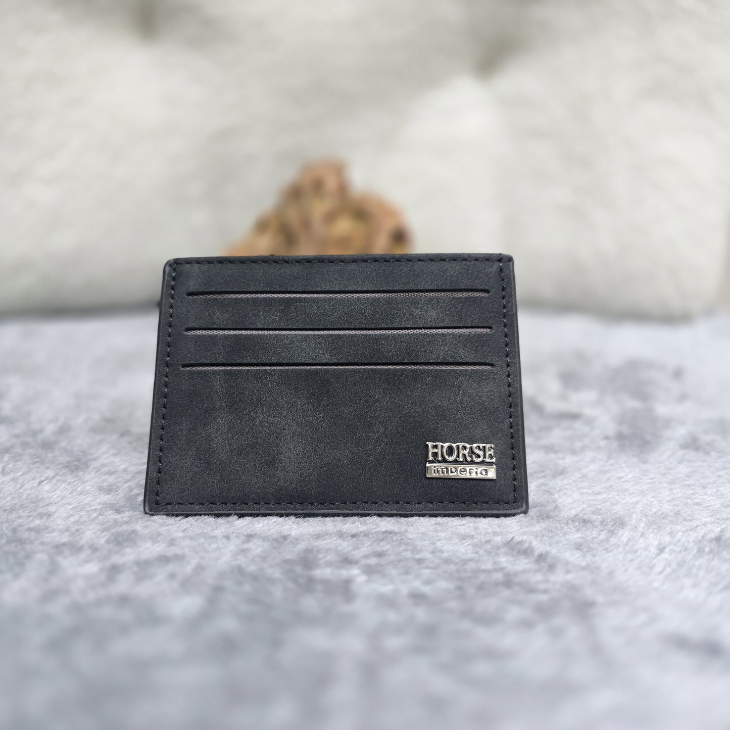 Men’s PU Leather Card Holder (514-6) - Black