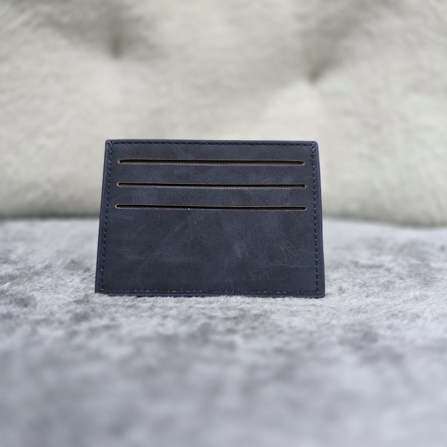 Men’s PU Leather Card Holder (514-6) - Blue