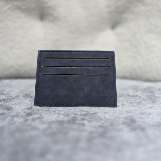 Men’s PU Leather Card Holder (514-6) - Blue