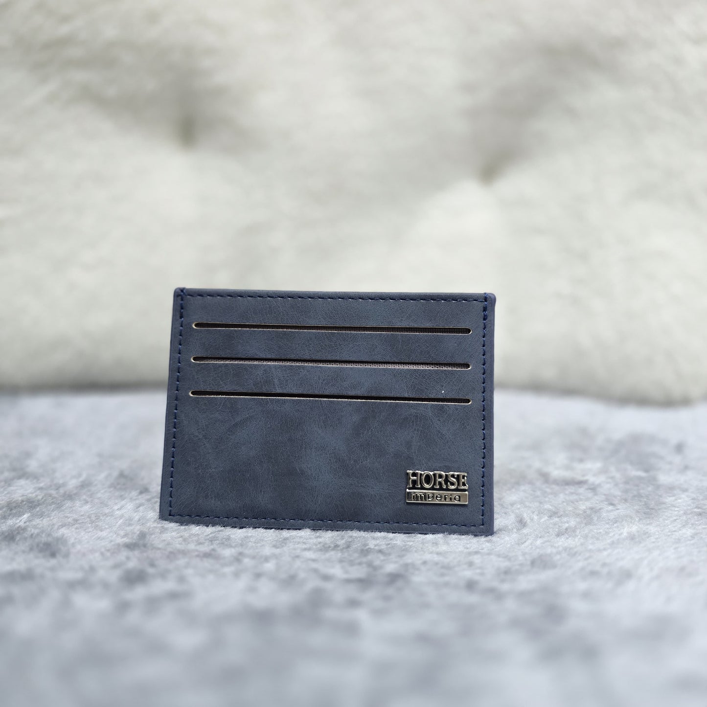 Men’s PU Leather Card Holder (514-6) - Blue