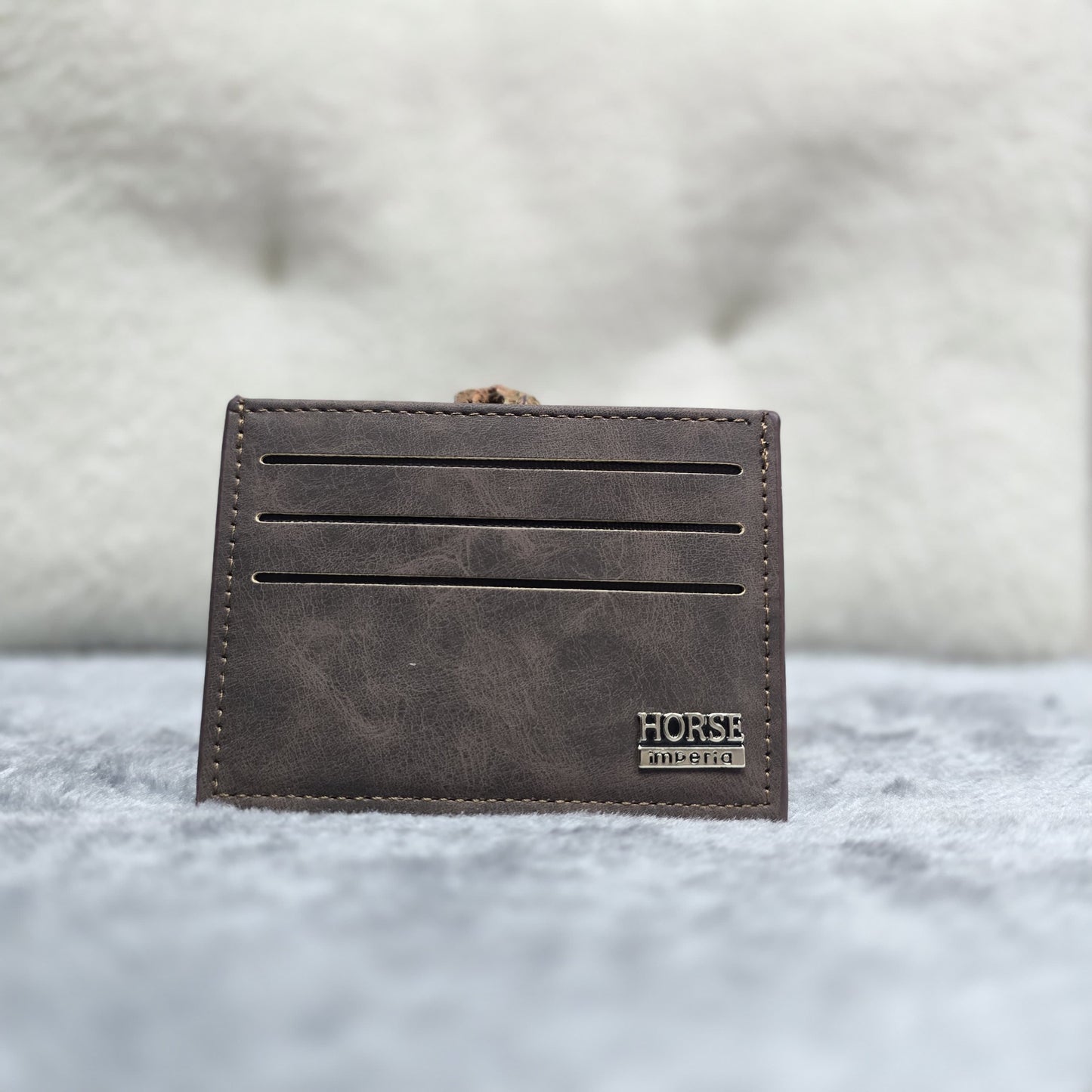 Men’s PU Leather Card Holder (514-6) - Coffee