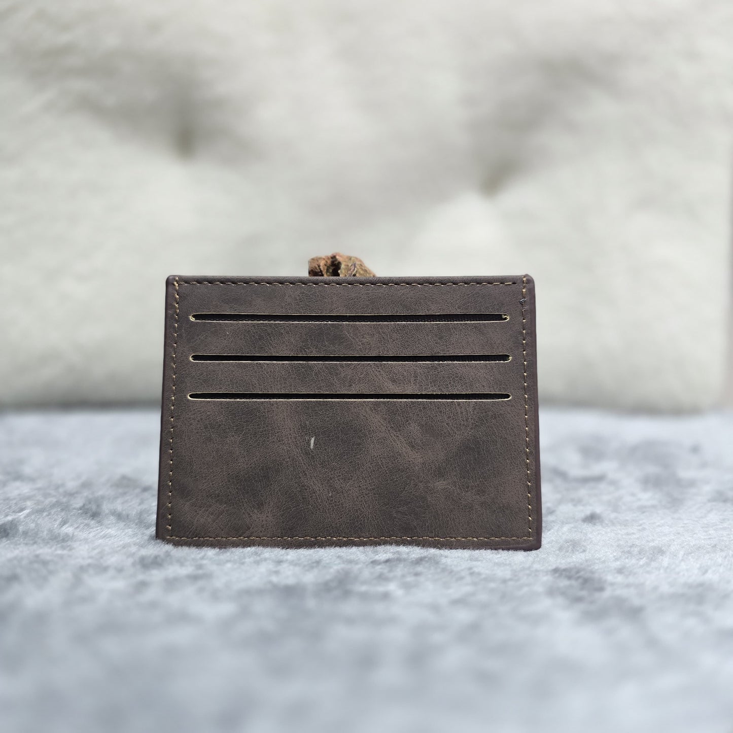 Men’s PU Leather Card Holder (514-6) - Coffee