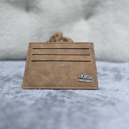 Men’s PU Leather Card Holder (514-6) - Light Coffee