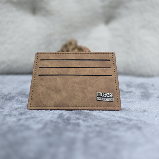 Men’s PU Leather Card Holder (514-6) - Light Coffee