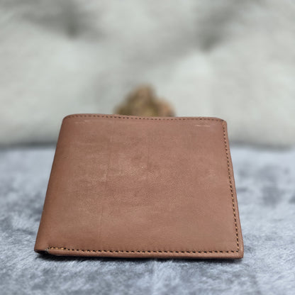 Men’s Genuine Leather Wallet (A15) – Tan