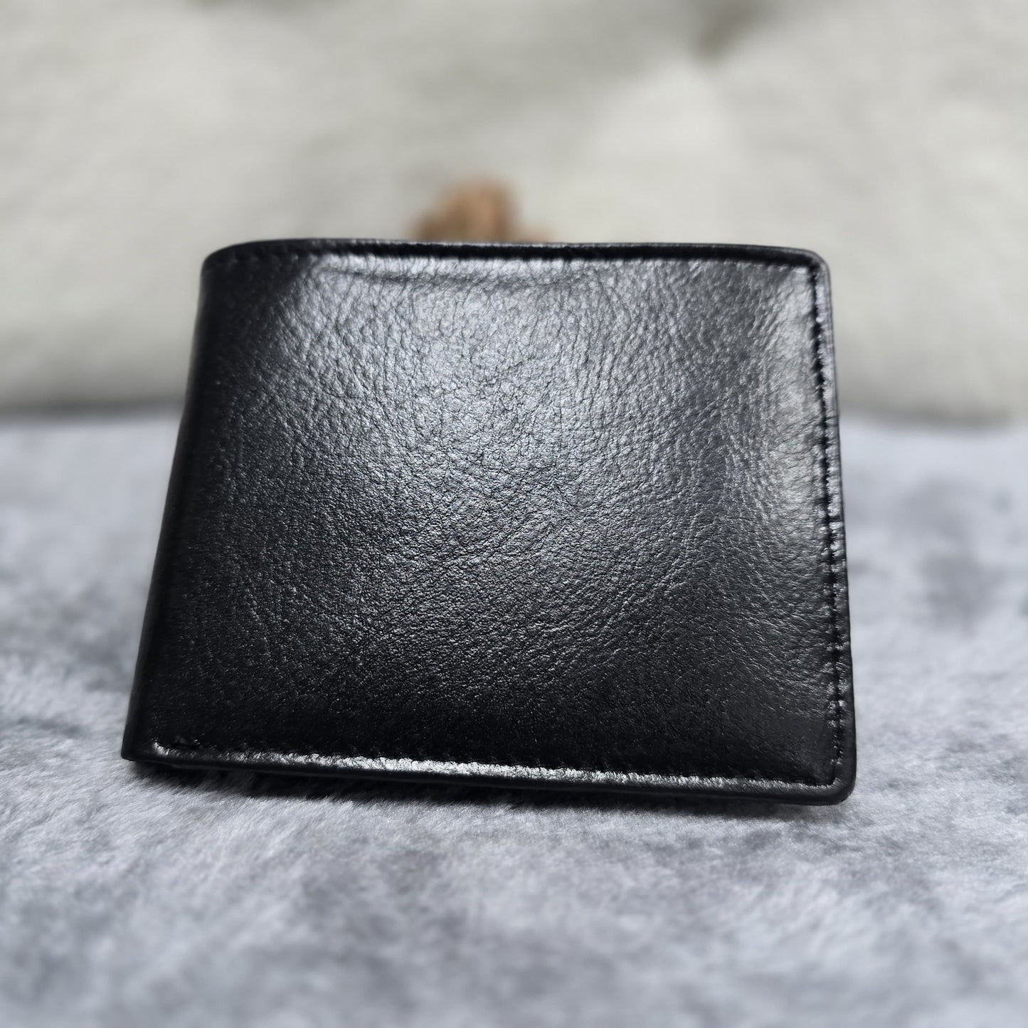 Men’s Genuine Leather Wallet (A15) – Black