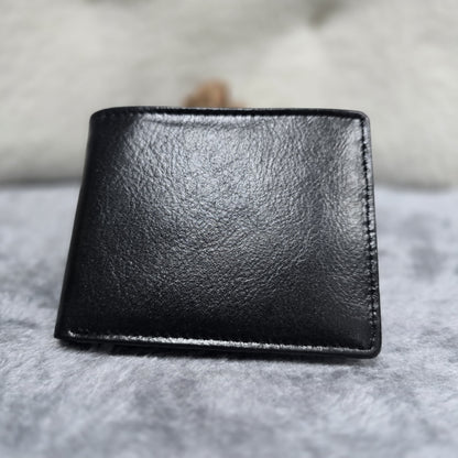 Men’s Genuine Leather Wallet (A15) – Black