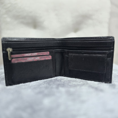Men’s Genuine Leather Wallet (A15) – Black