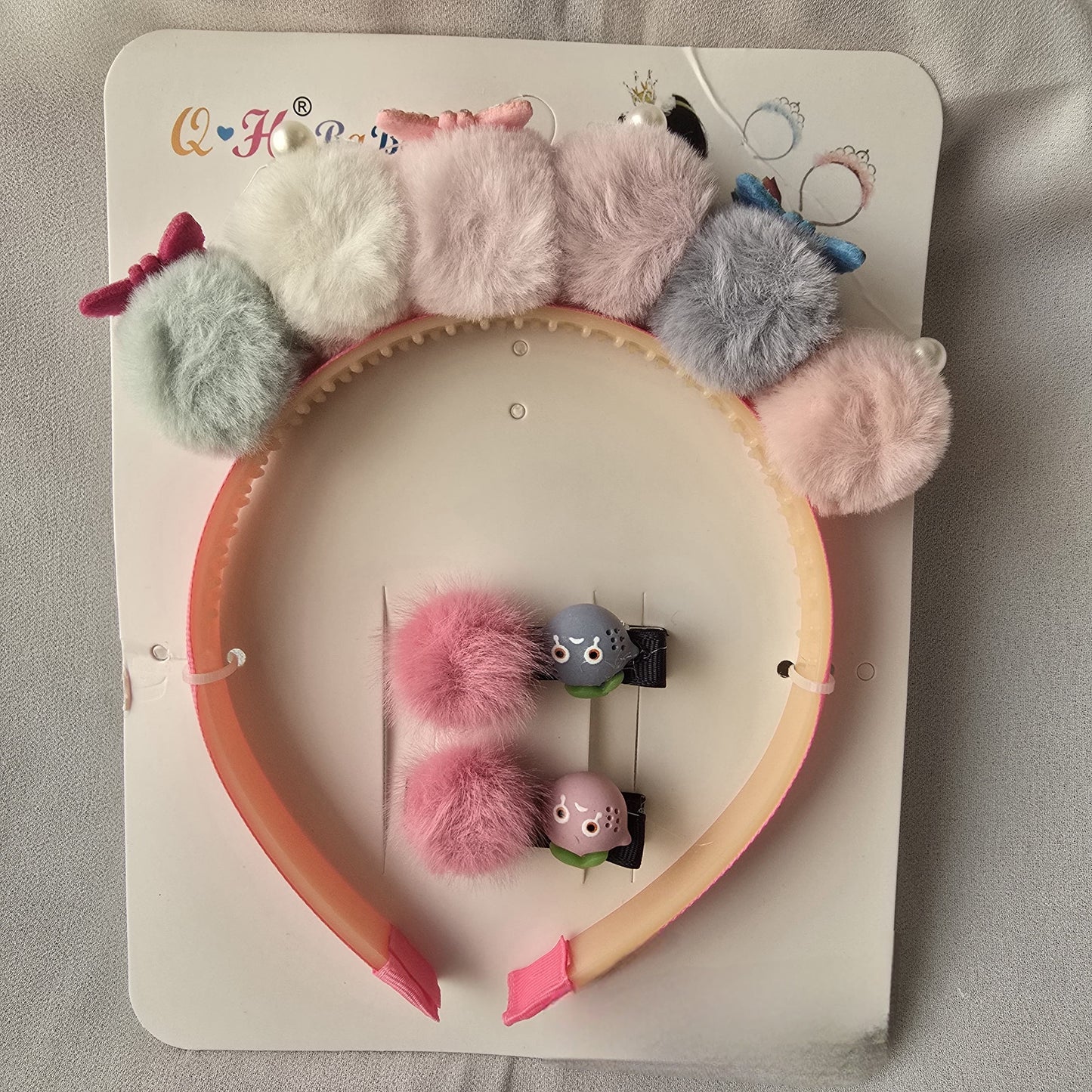 Cute Hair Band & Clip Set