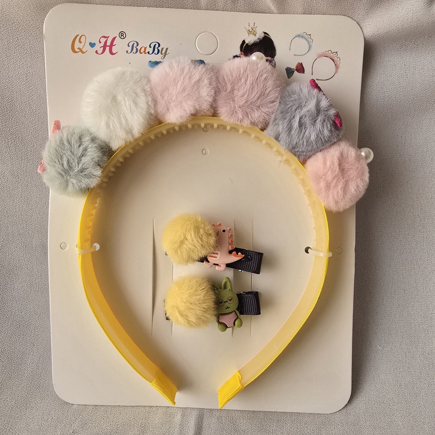 Cute Hair Band & Clip Set