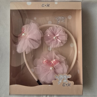 Princess Hair Band Set – Gift Edition HEART SHAPE BOW