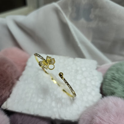 Gold Plated Bangle with Stone – Assorted Designs