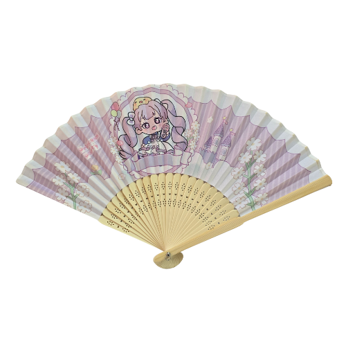 CUTE HAND SUMMER COOL ANIME FOLDING HAND FAN