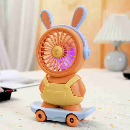 The Kids Mini Room Fan with Cute Animal Scooter