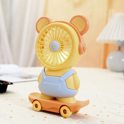The Kids Mini Room Fan with Cute Animal Scooter