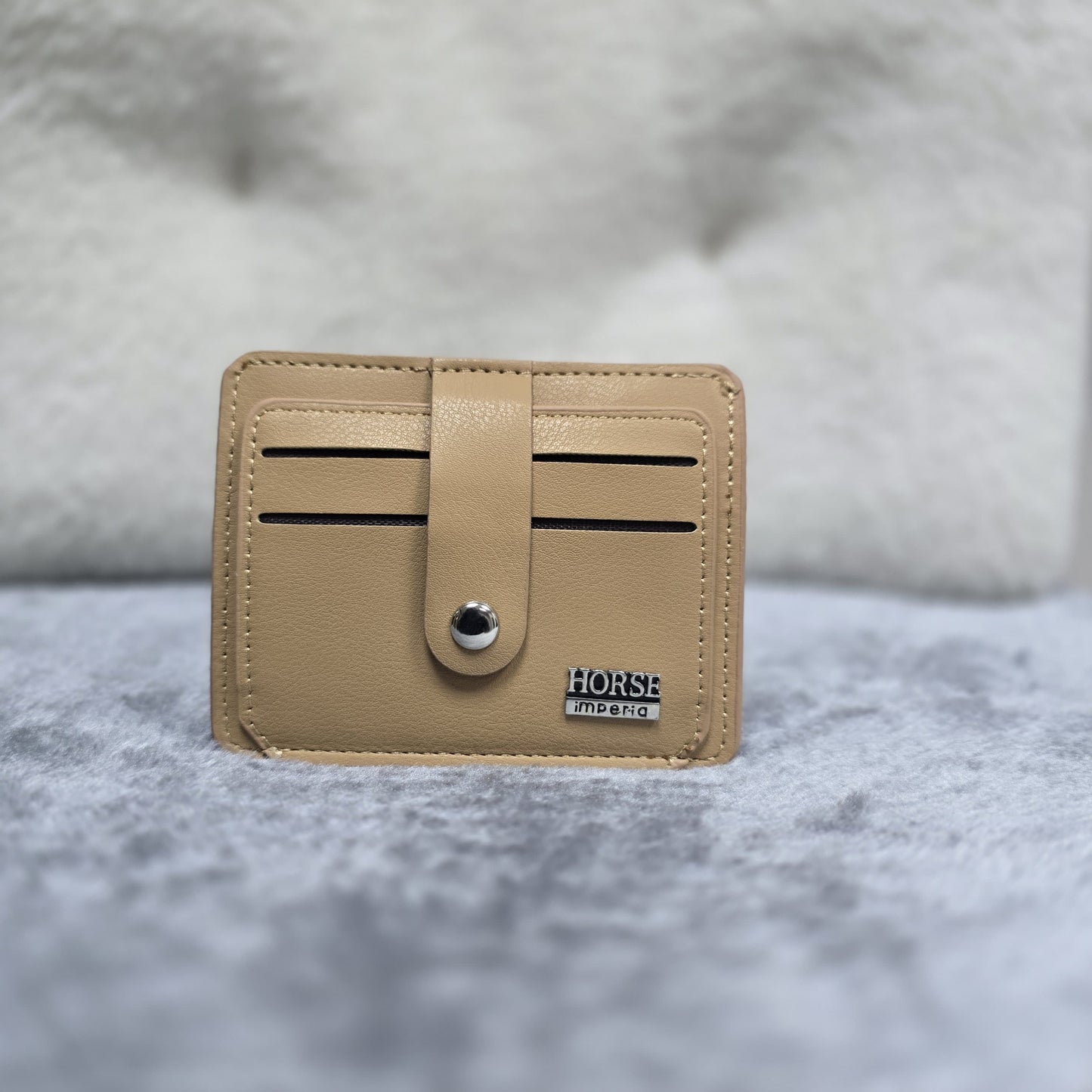 Men’s PU Leather Card Holder (HC1160) - Beige