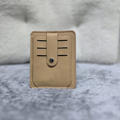 Men’s PU Leather Card Holder (HC1160) - Beige