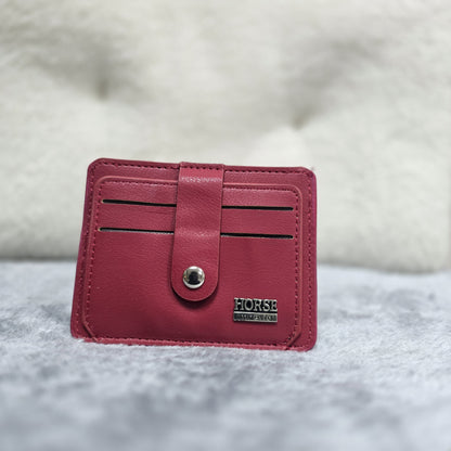 Men’s PU Leather Card Holder (HC1160) - Red