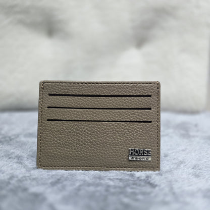 Men’s PU Leather Card Holder (HC424-4) - Dark Khaki