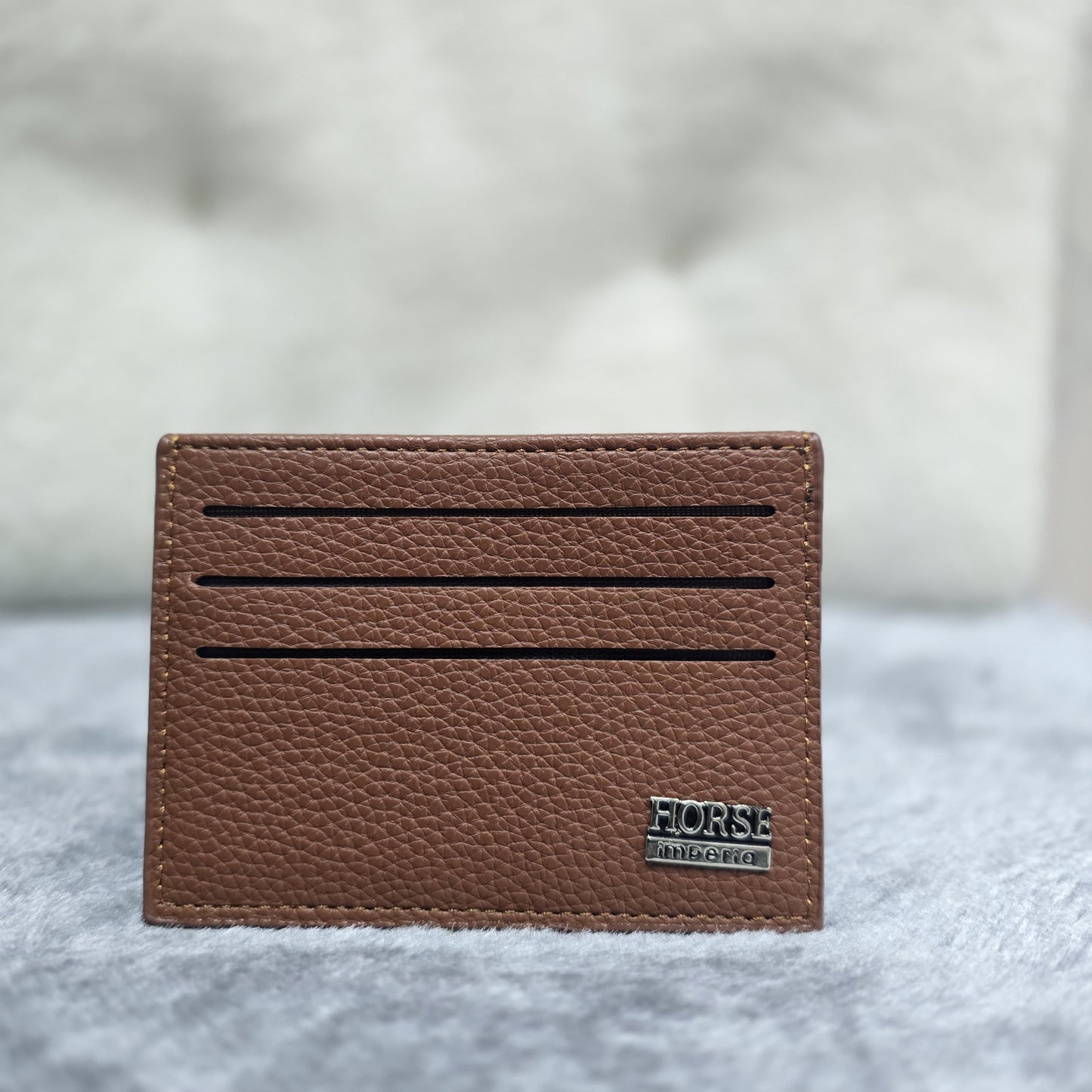 Men’s PU Leather Card Holder (HC424-4) - Light Brown