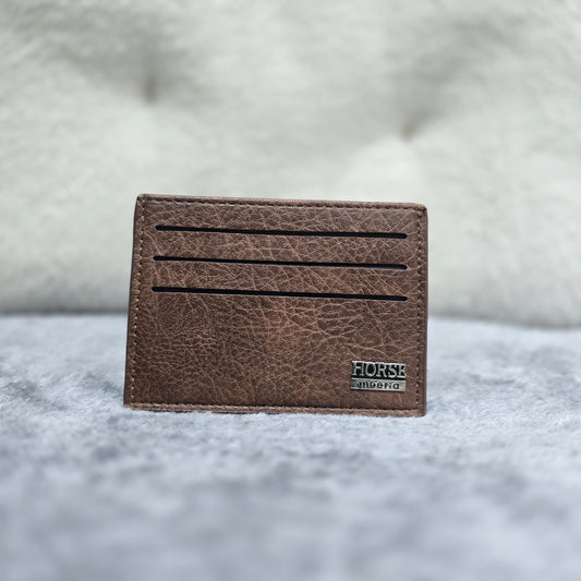 Men’s PU Leather Card Holder (HC424-6) - Brown