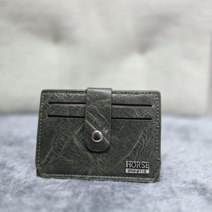 Men’s PU Leather Card Holder (HC454-65) - Dark Green