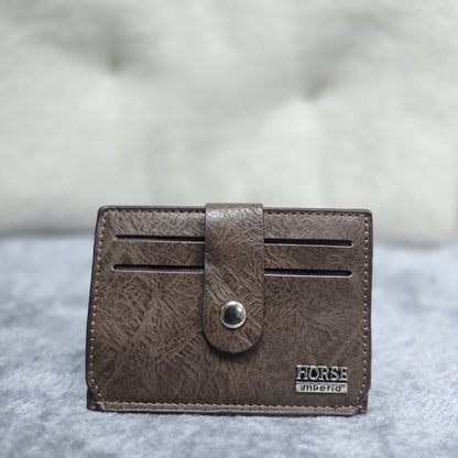 Men’s PU Leather Card Holder (HC454-65) - Coffee