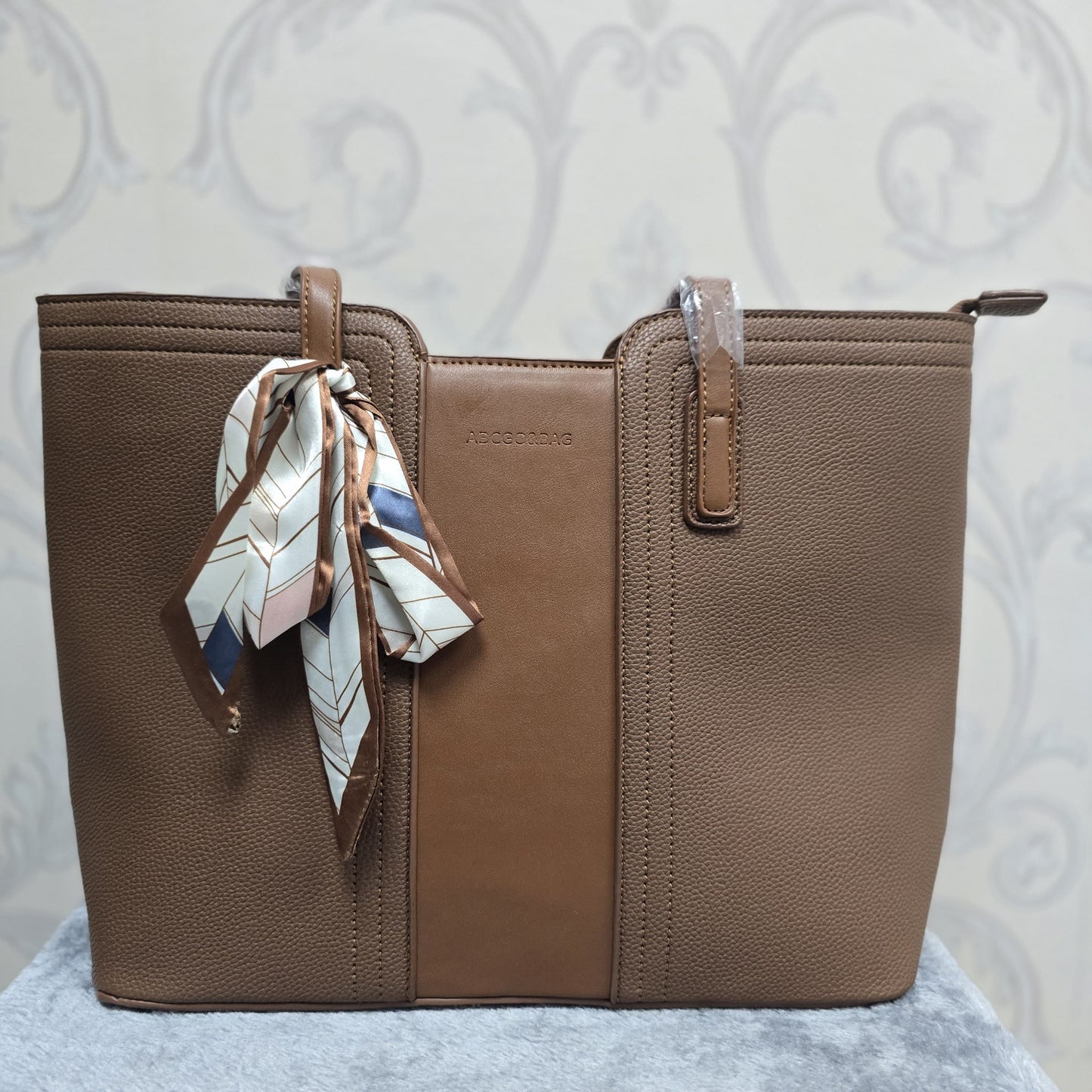 Korean style Women's Retro Single Shoulder Soft PU Leather Tote Bag New Fashion Large Capacity Casual Handbag for All Seasons