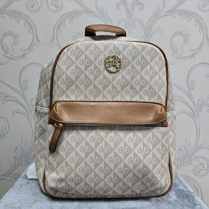 New Backpack Young Woman's Famous PU Bag Zipper Closure Custom Pattern Polyester Lining School Style Letter Design