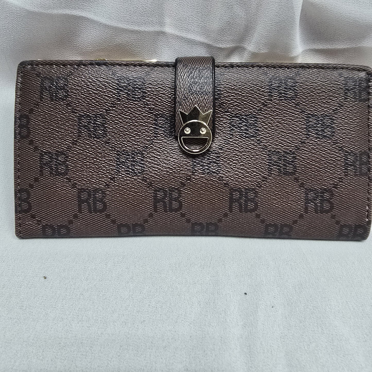 PU Leather Women’s Wallet with Zipper Pocket and Card Holder (TP-000179) - Coffee