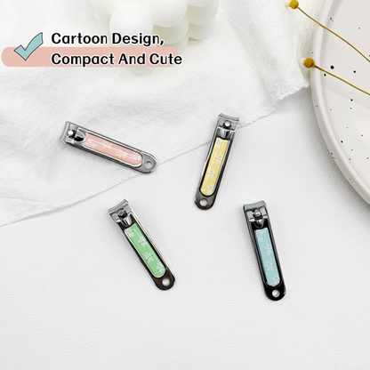 Portable Simple Cute Rabbit Creative Professional Stainless Steel Pedicure Manicure Sharp Toenails Clipper