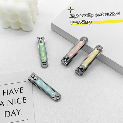 Portable Simple Cute Rabbit Creative Professional Stainless Steel Pedicure Manicure Sharp Toenails Clipper