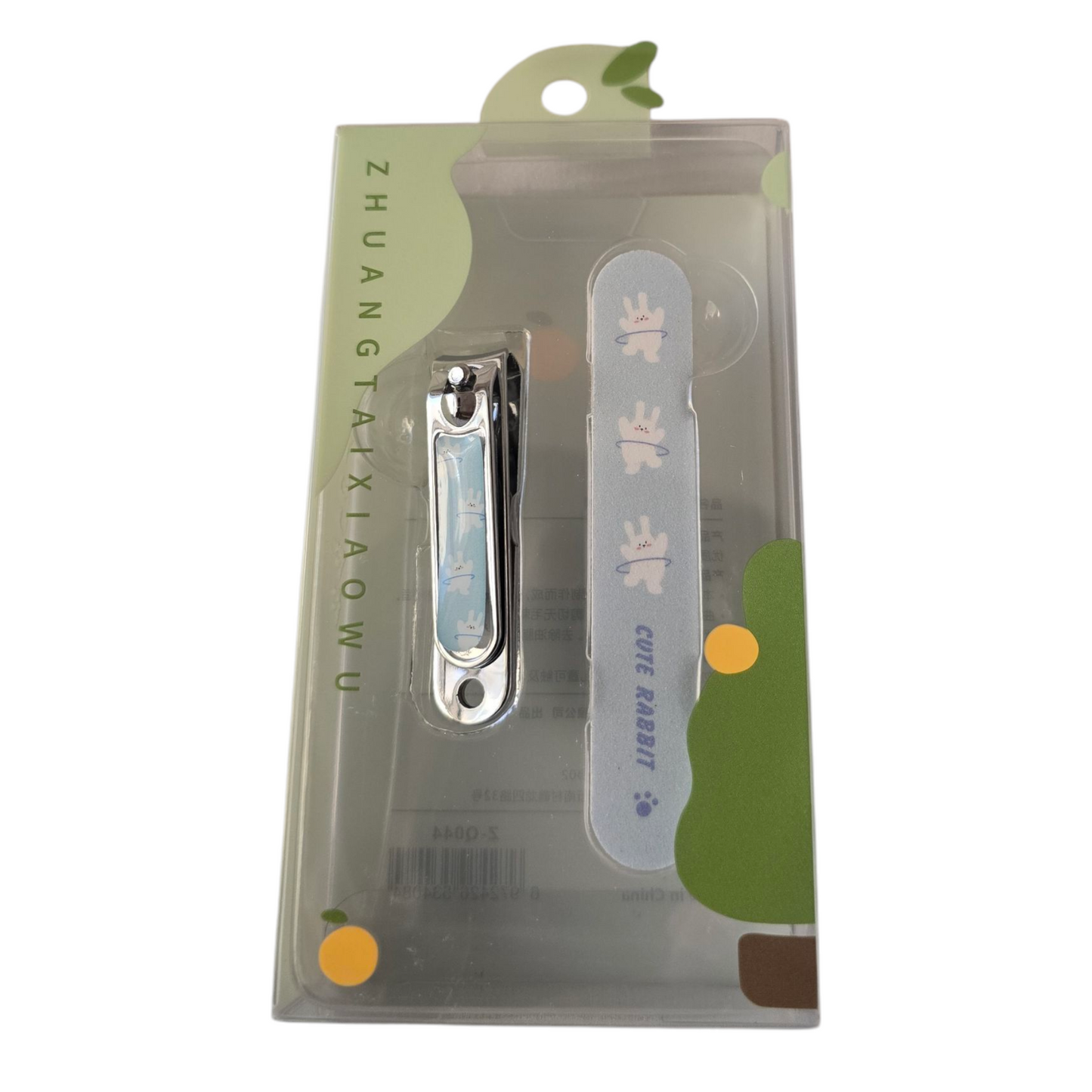 Portable Simple Cute Rabbit Creative Professional Stainless Steel Pedicure Manicure Sharp Toenails Clipper